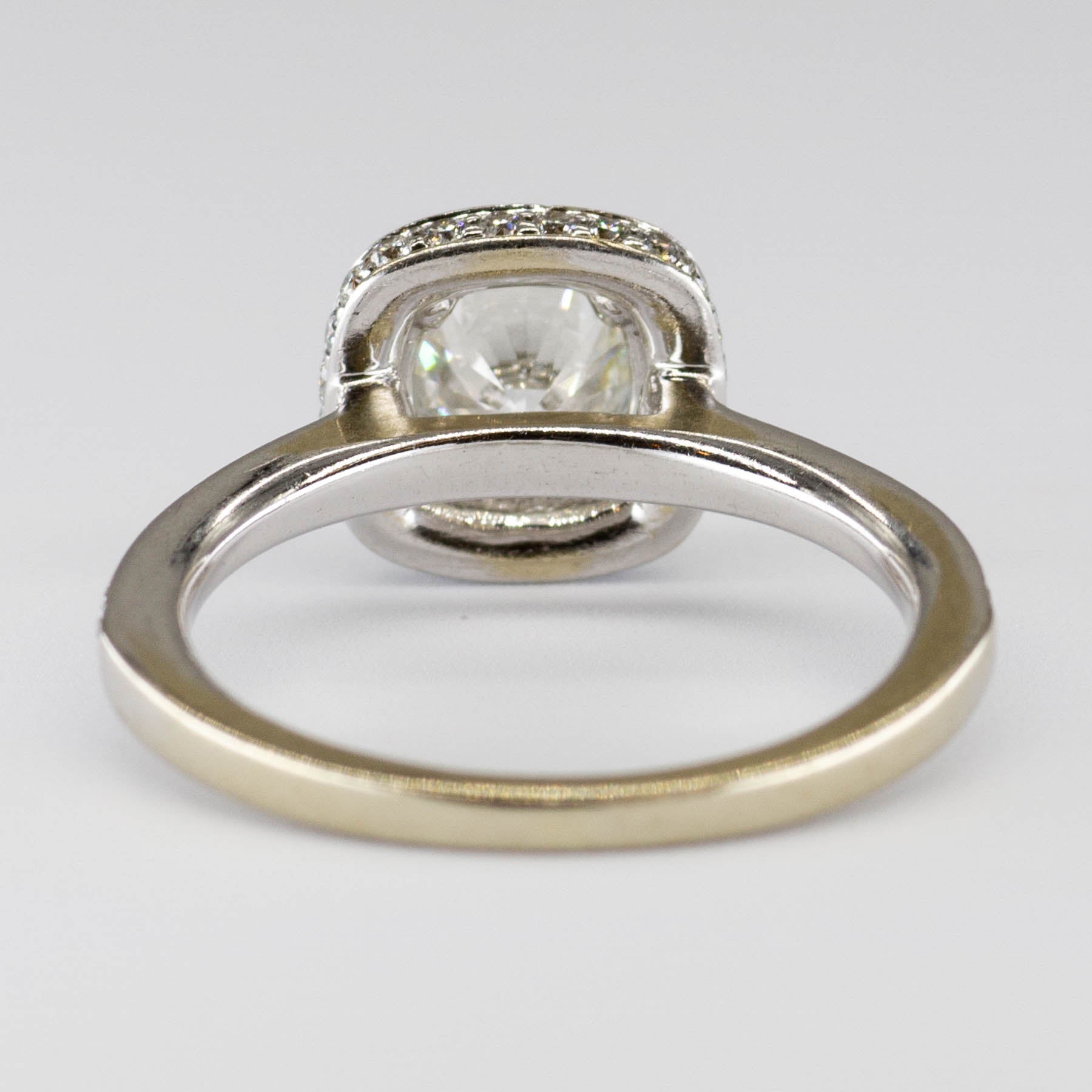 GIA Certified Halo Diamond Engagement Ring | 1.42ctw | VVS2 I Ex | SZ 5.5 |