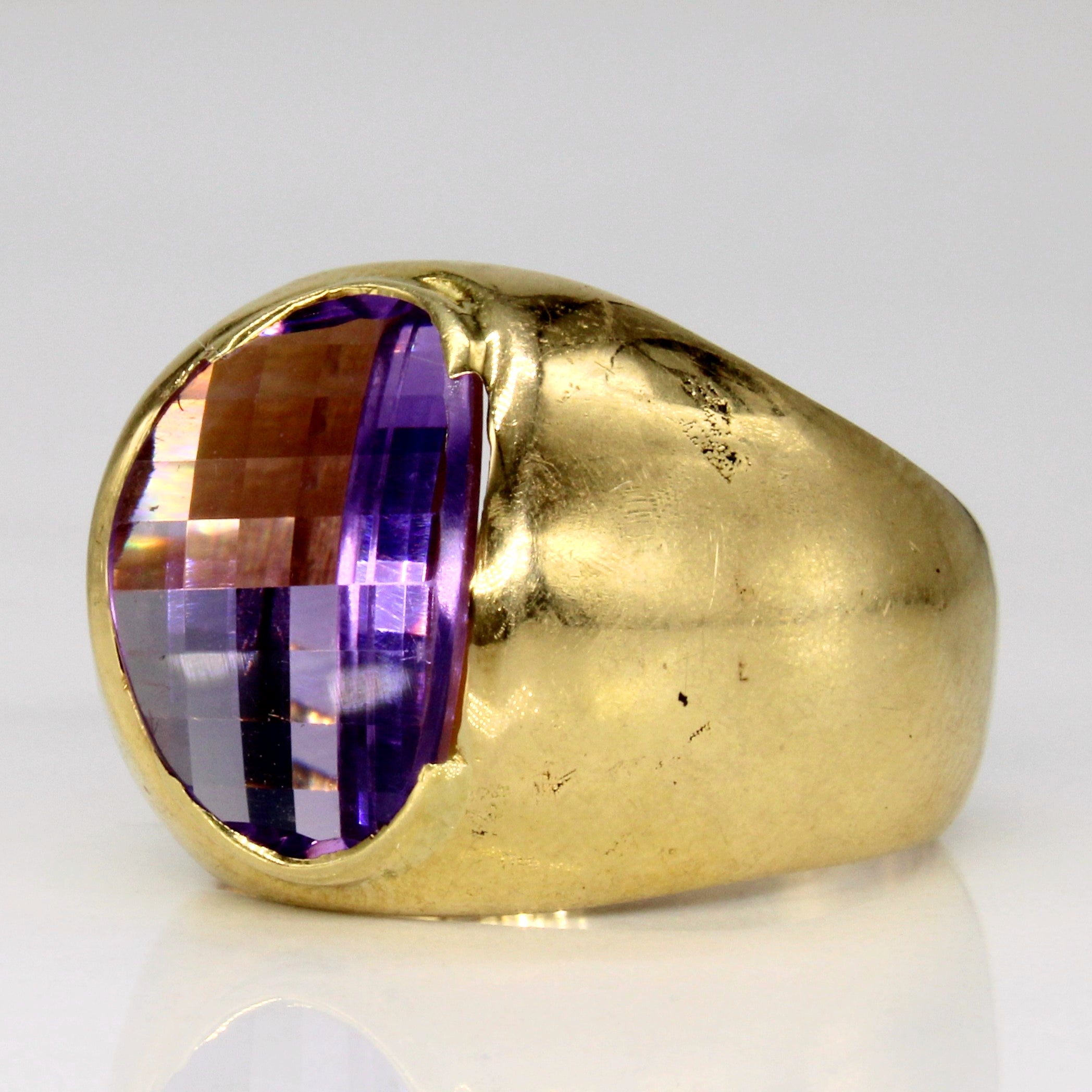 Amethyst Cocktail Ring | 4.10ct | SZ 7.25 |