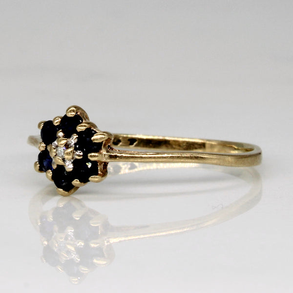 Sapphire & Diamond Ring | 0.12ctw, 0.01ct | SZ 6.25 |