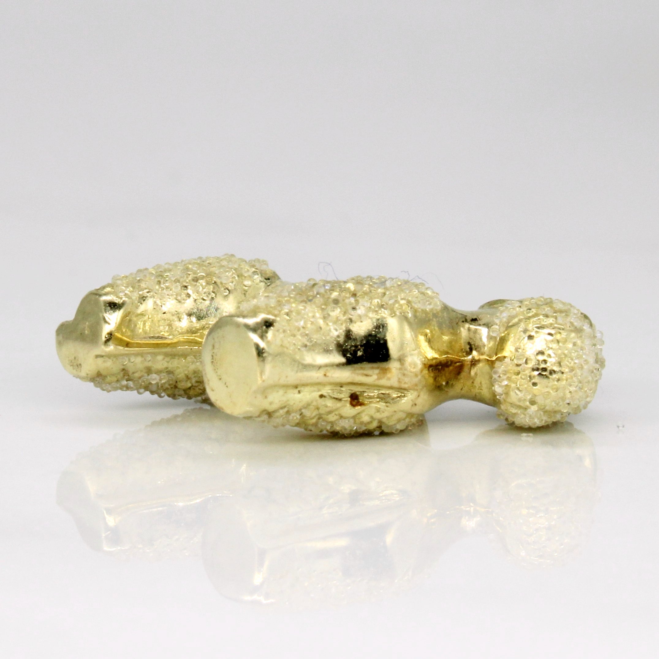 Breloque chien en or jaune 10 carats 
