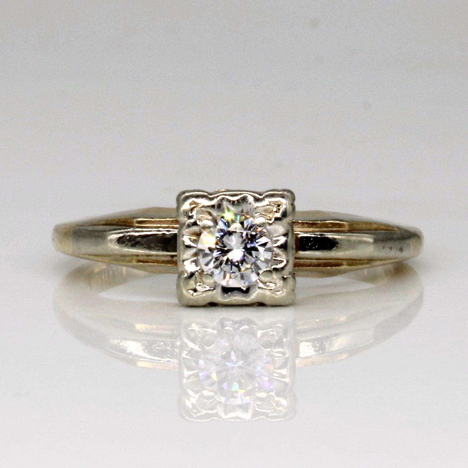 Illusion Set Diamond Ring | 0.19ct | SZ 6 |