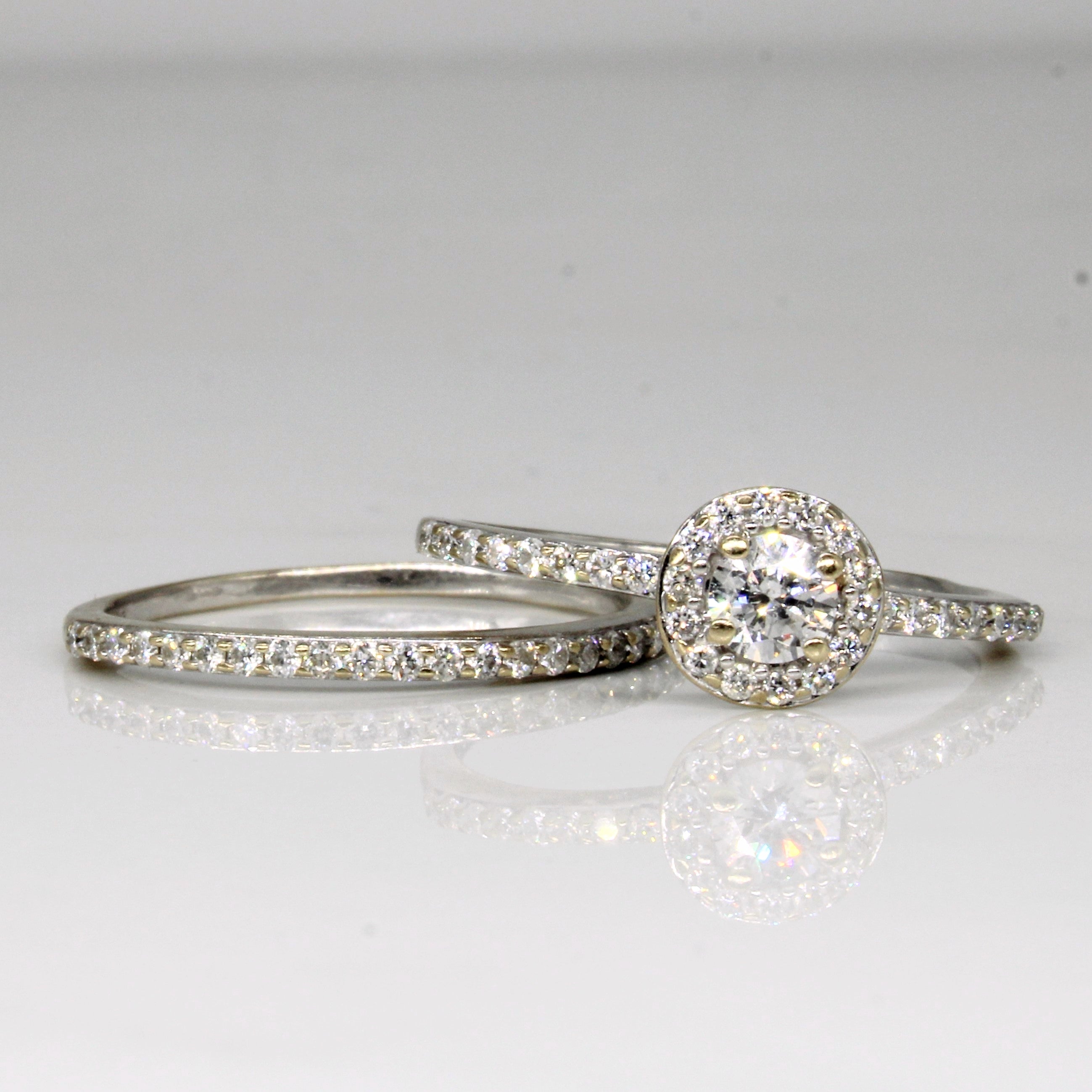 Diamond Wedding Ring Set | 0.70ctw | SZ 9 |