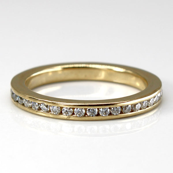 Channel Set Diamond Eternity Band | 0.40ctw | SZ 6.75 |