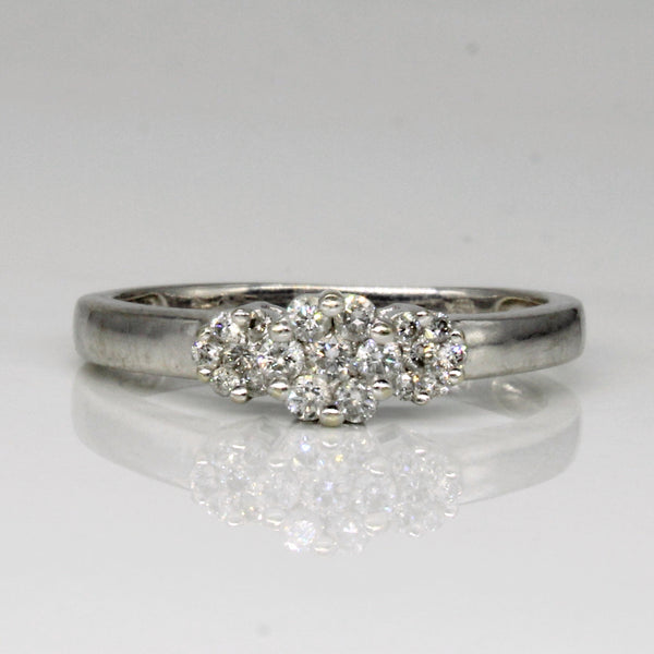 Diamond Cluster Ring | 0.19ctw | SZ 7.75 |