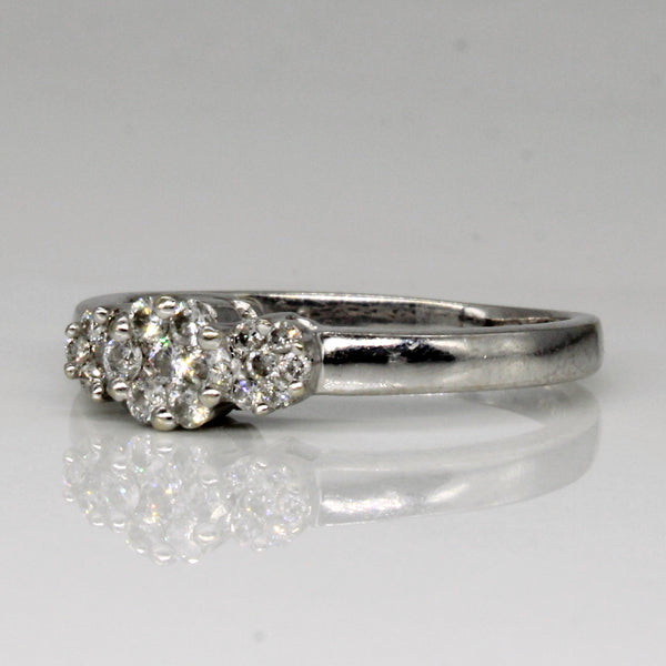 Diamond Cluster Ring | 0.19ctw | SZ 7.75 |