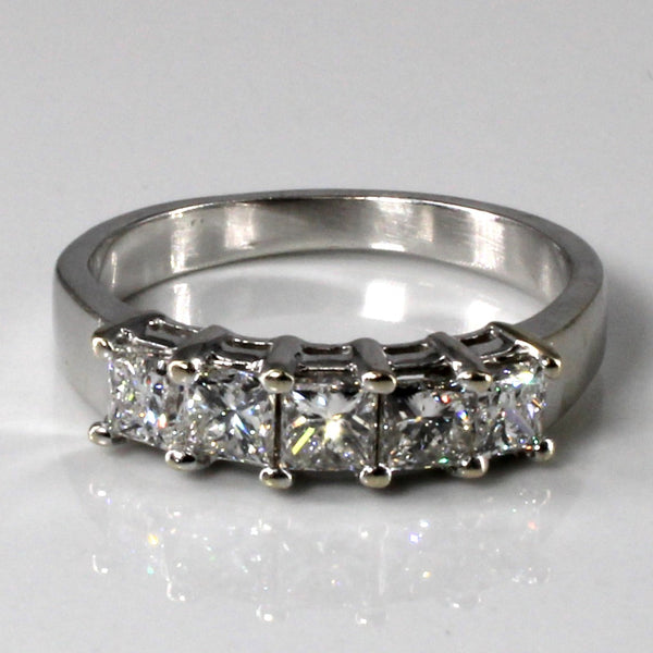 Five Stone Princess Diamond Ring | 1.26ctw | SZ 8 |