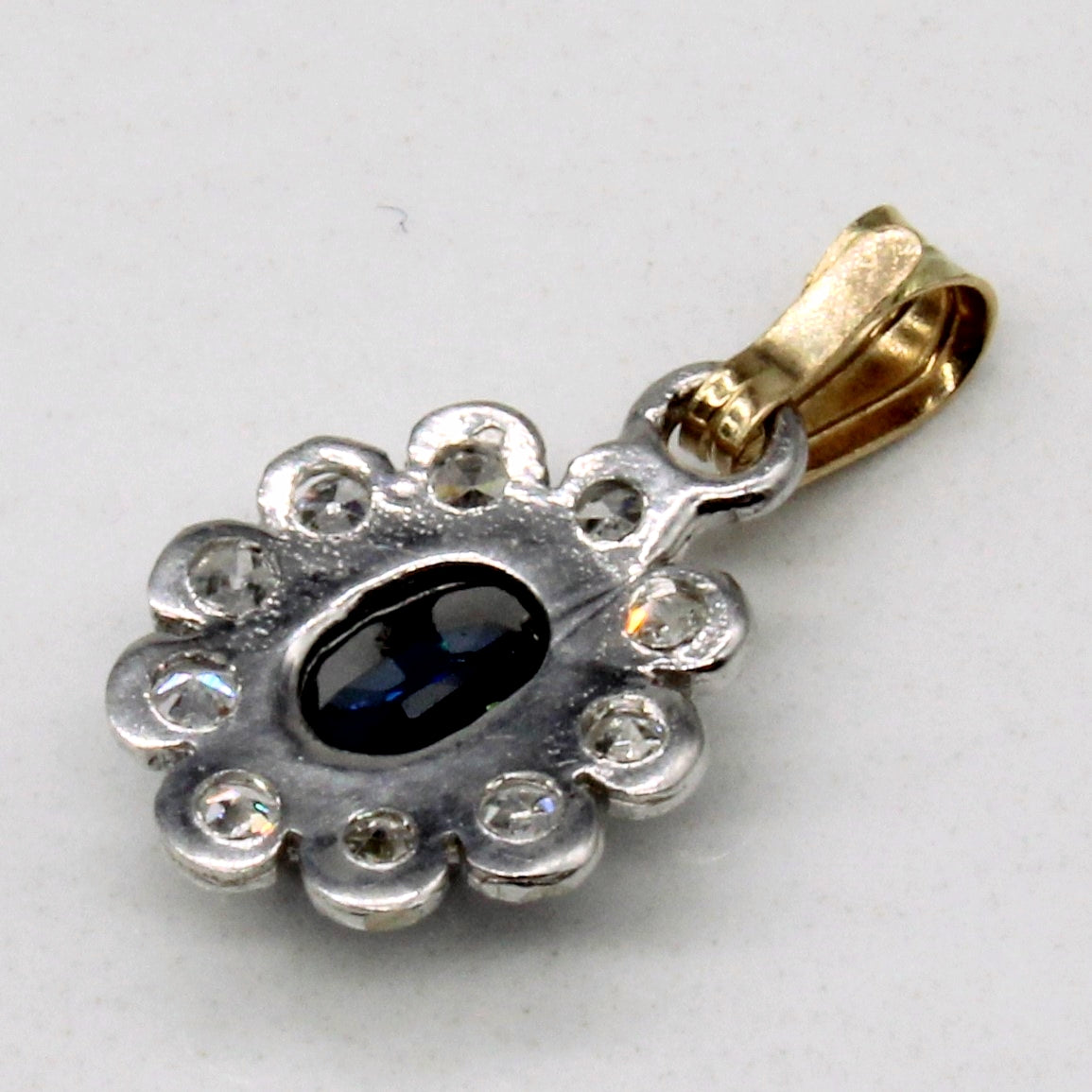 Sapphire & Diamond Pendant | 0.25ct, 0.10ctw |