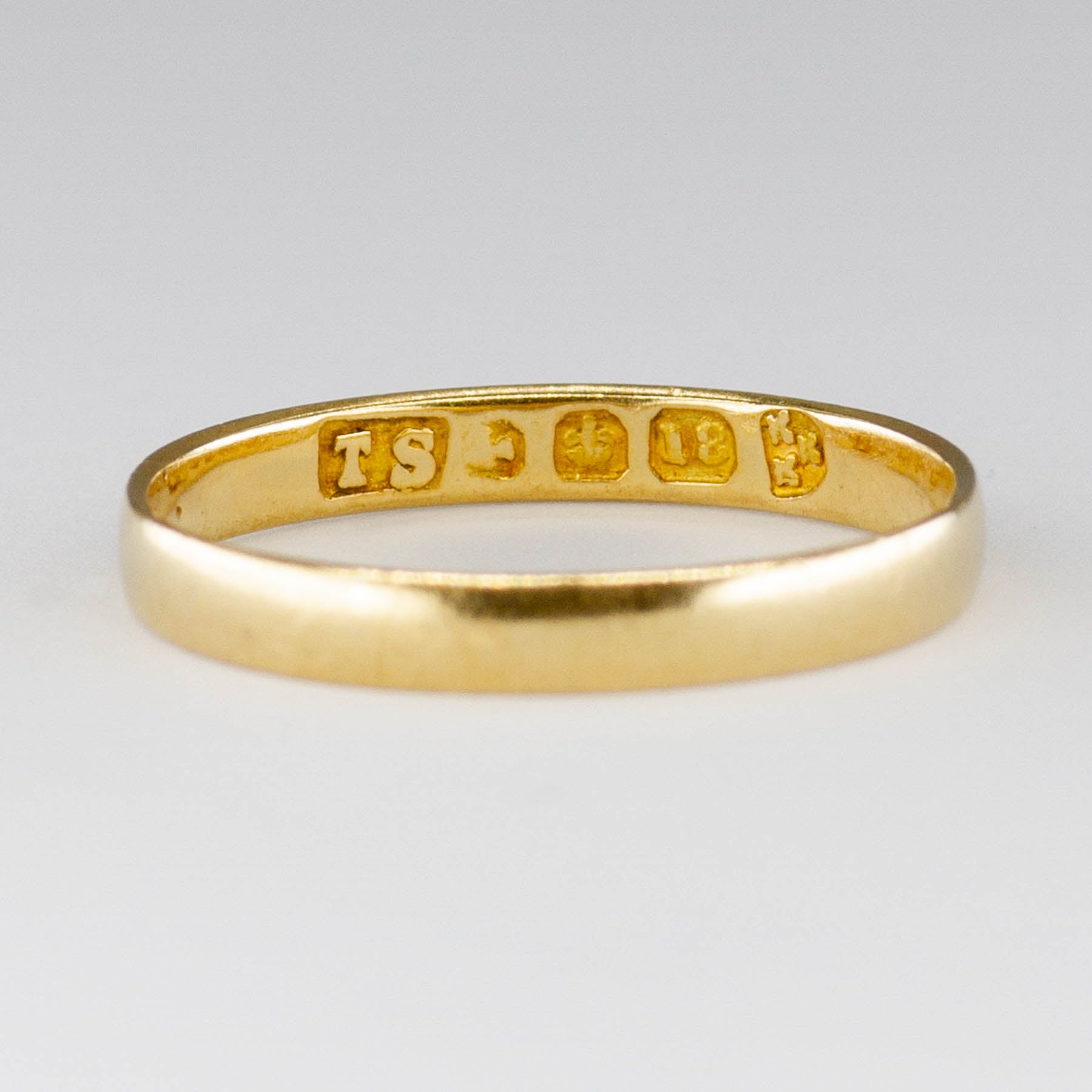 Victorian 1883 18k Hallmarked Yellow Gold Band | SZ 5