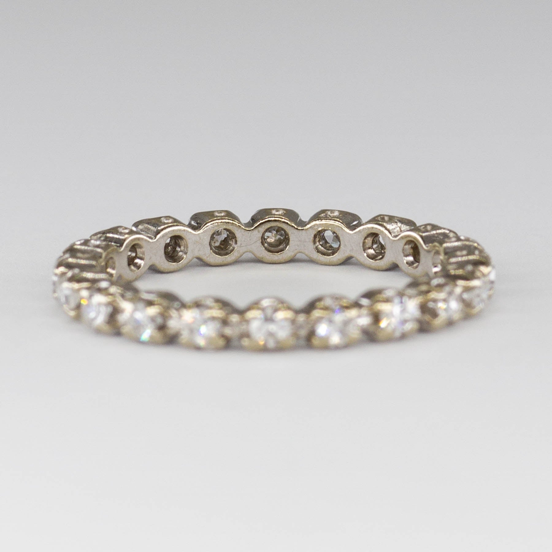 Antique French Hallmarked Eternity Diamond Band | 0.40 ctw | SZ 6