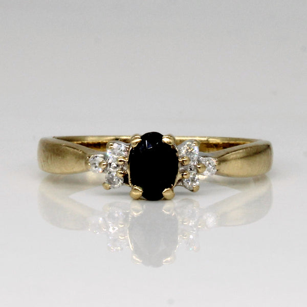 Sapphire & Diamond Ring | 0.22ct, 0.06ctw | SZ 5 |