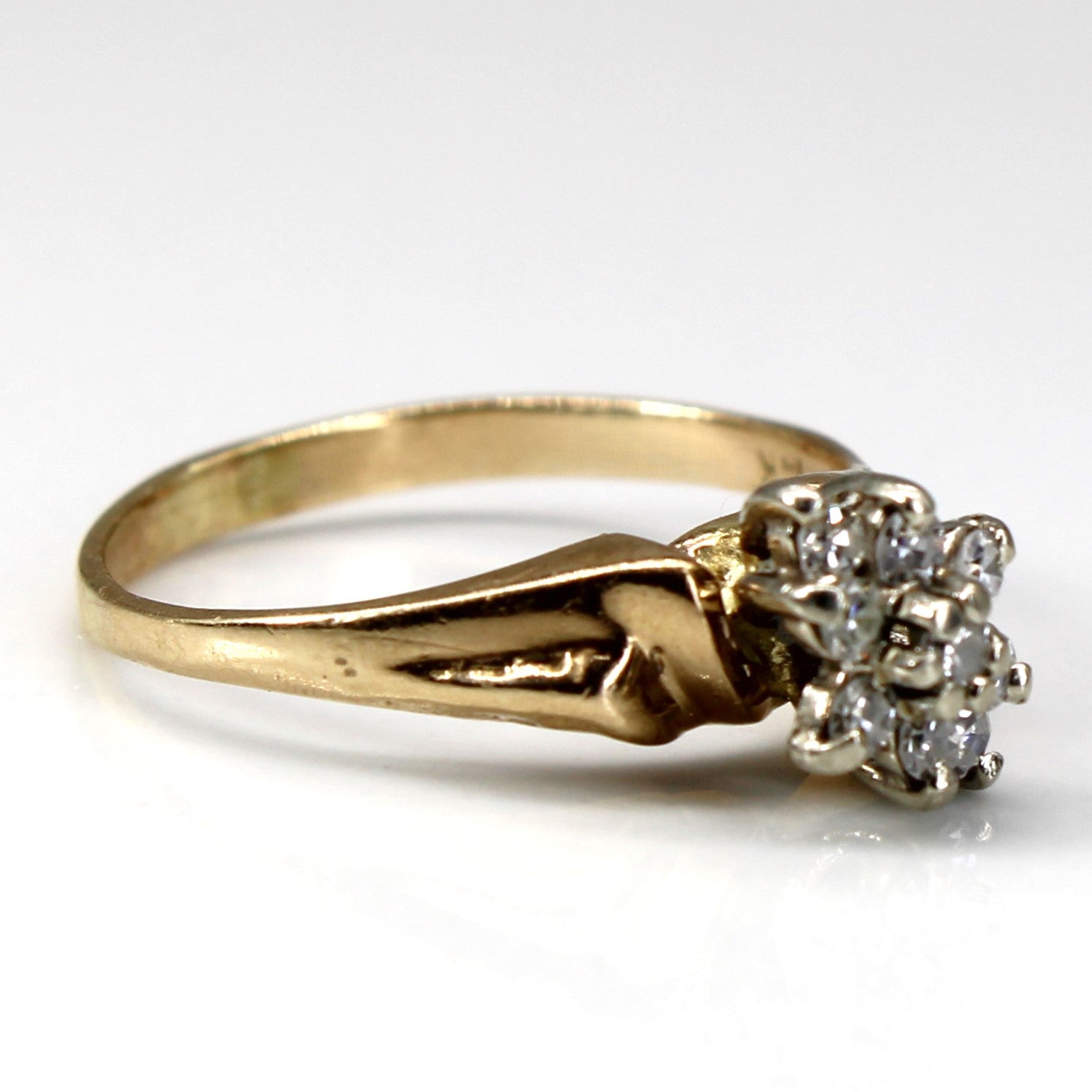 Cluster Set Diamond Ring | 0.11ctw | SZ 4.75 |