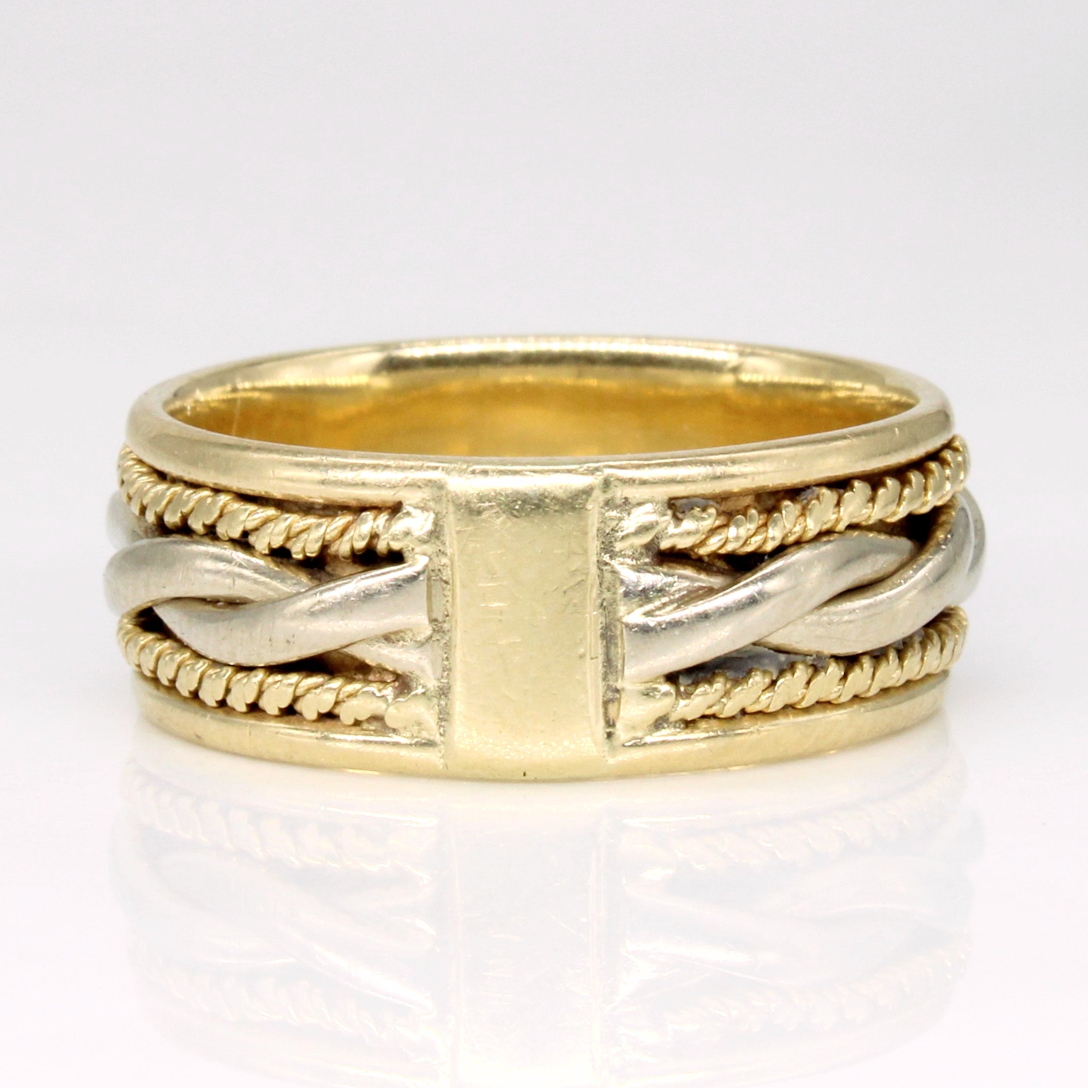 14k Two Tone Gold Ring | SZ 8.75 |