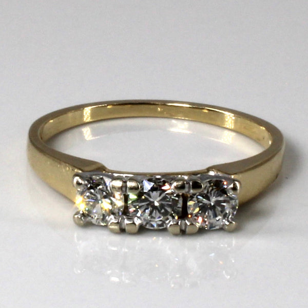 Three Stone Diamond Ring | 0.60ctw | SZ 7.75 |