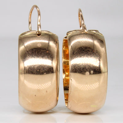 10k Yellow Gold Hoop Earrings