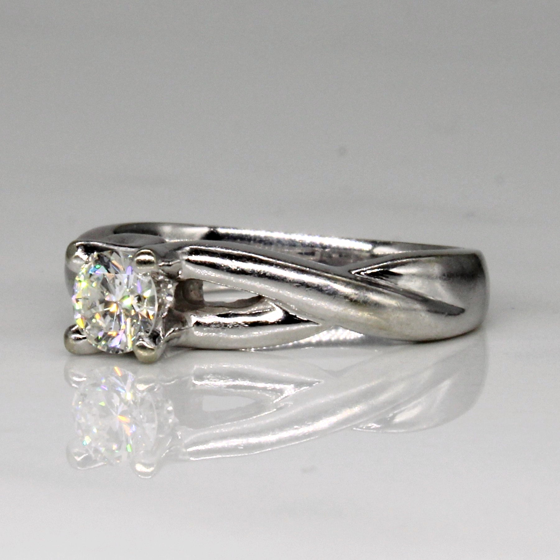 High Set Diamond Engagement Ring | 0.45ct | SZ 6.25 |