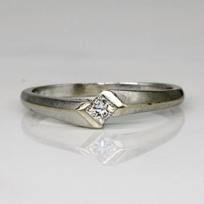 Princess Cut Diamond Ring | 0.09ct | SZ 6.75 |
