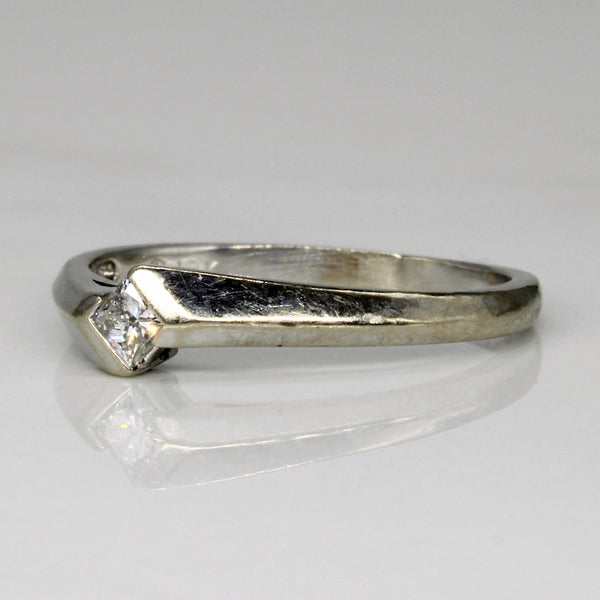 Princess Cut Diamond Ring | 0.09ct | SZ 6.75 |