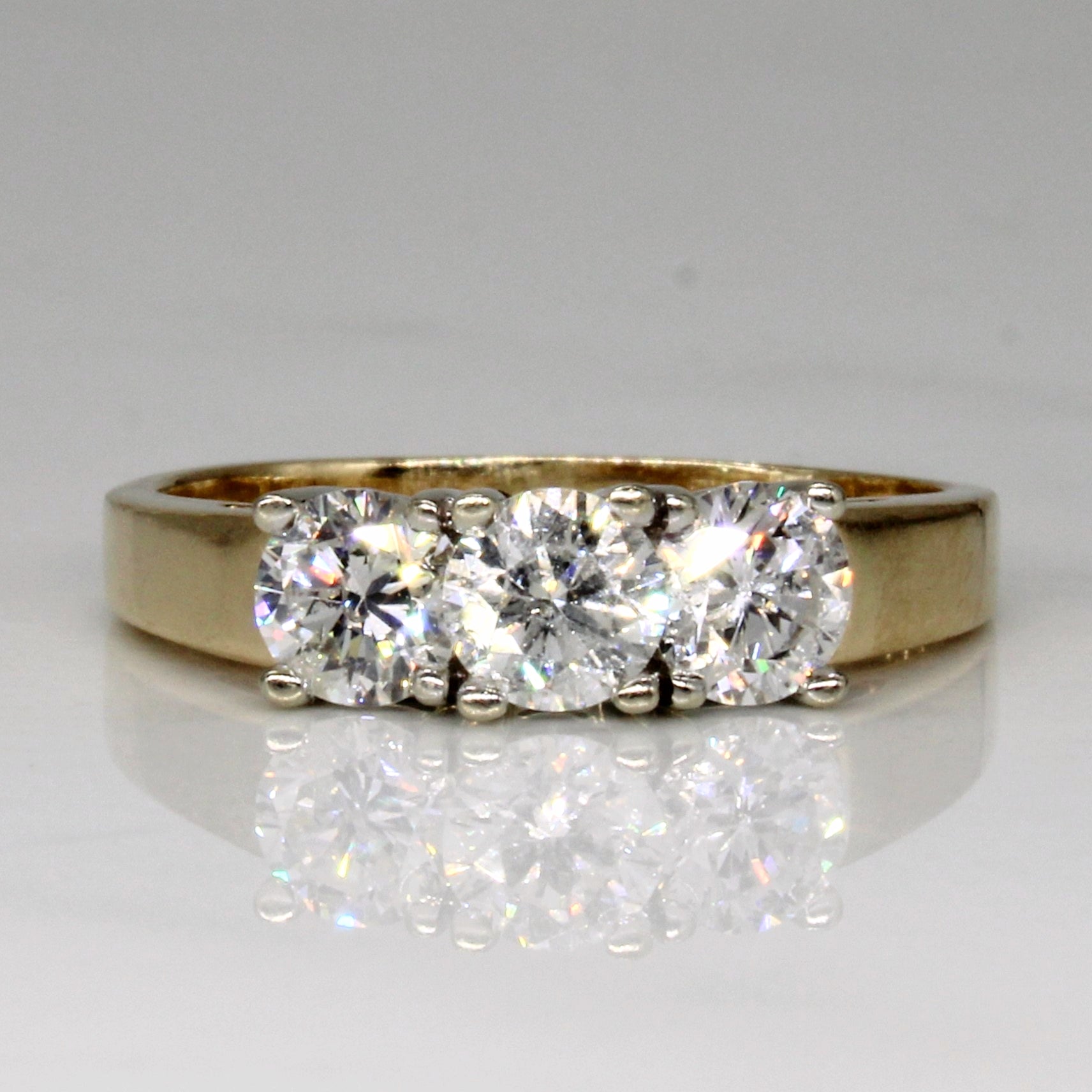 Three Stone Diamond Ring | 1.20ctw | SZ 8.5 |