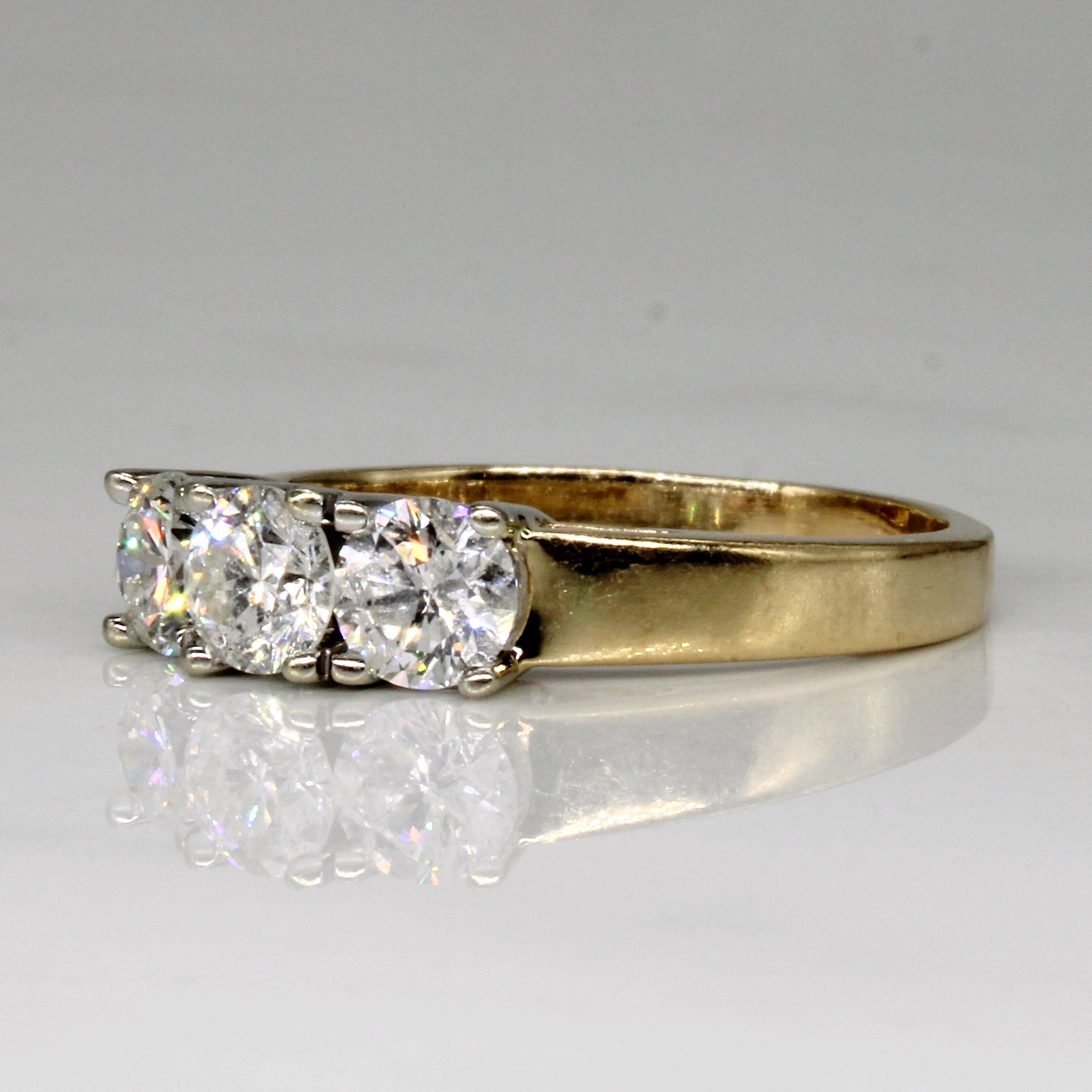 Three Stone Diamond Ring | 1.20ctw | SZ 8.5 |