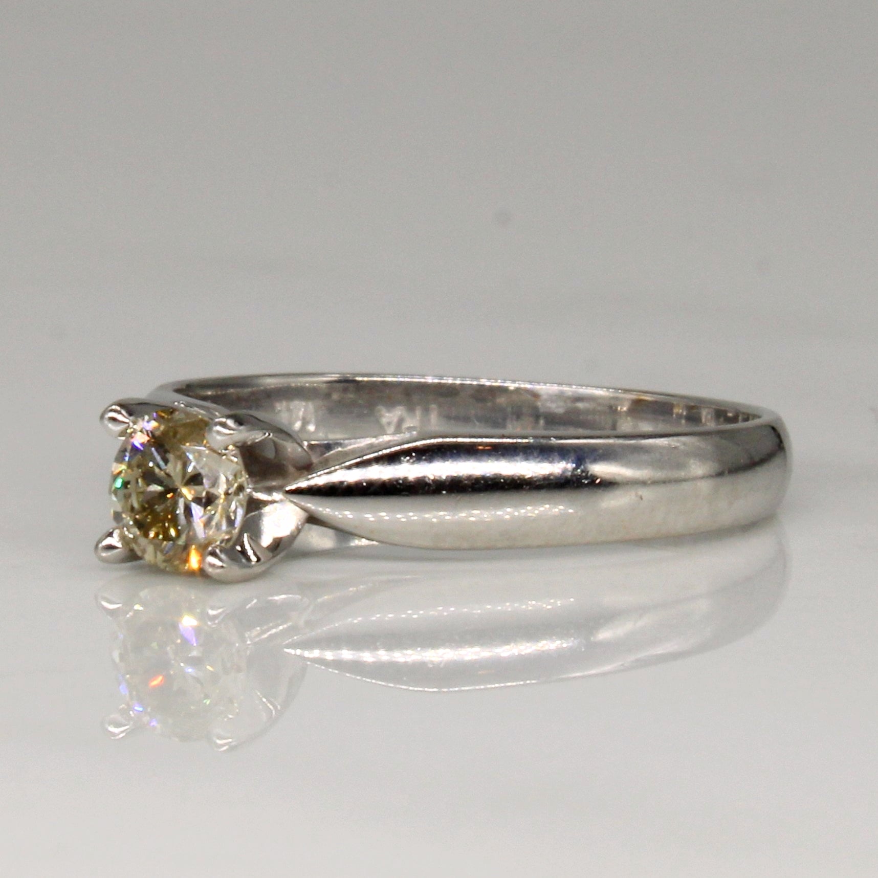 Bague sertie de diamants style cathédrale | 0,32 ct | Taille 6,75 | 