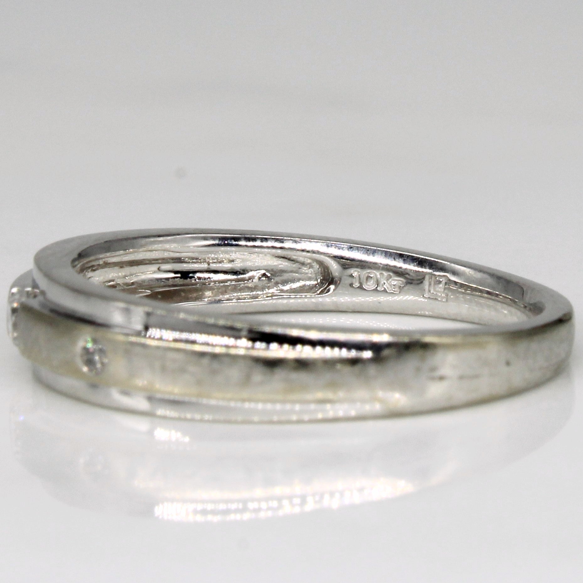 Three Stone Diamond Ring | 0.06ctw | SZ 6.75 |