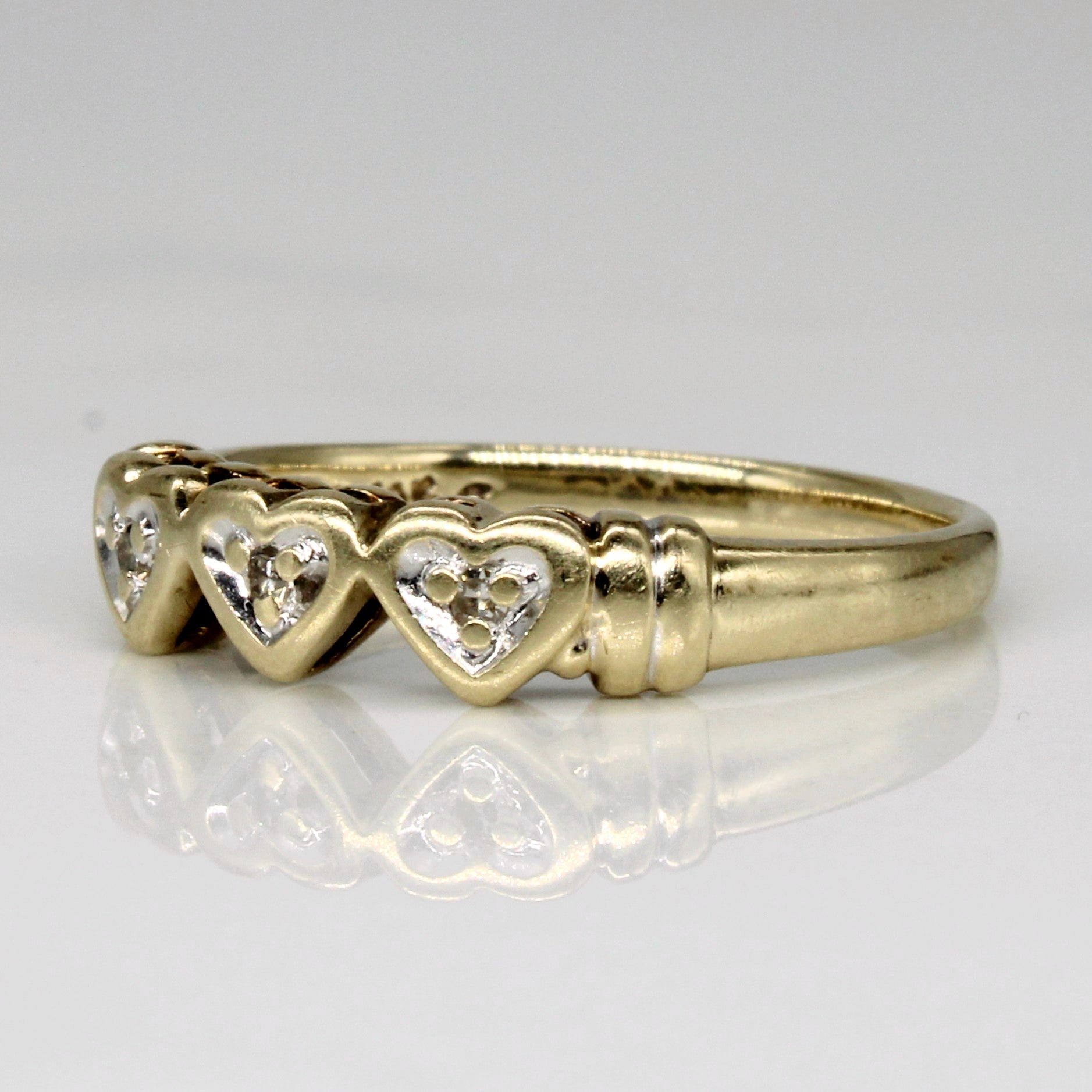 Diamond Heart Ring | 0.03ctw | SZ 5.75 |