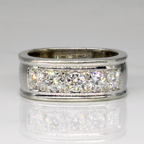 Montecristo' Five Stone Diamond Ring | 1.25ctw | SZ 9.5 |