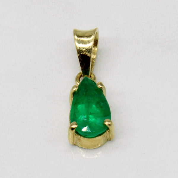 Synthetic Emerald Pendant | 1.10ct |