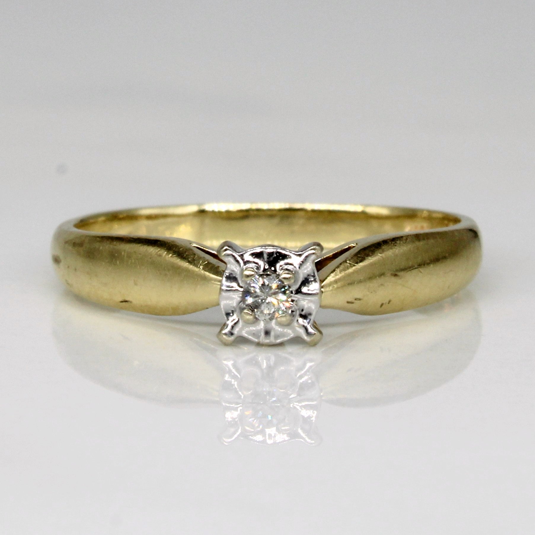 Single Stone Diamond Ring | 0.03ct | SZ 5.75 |