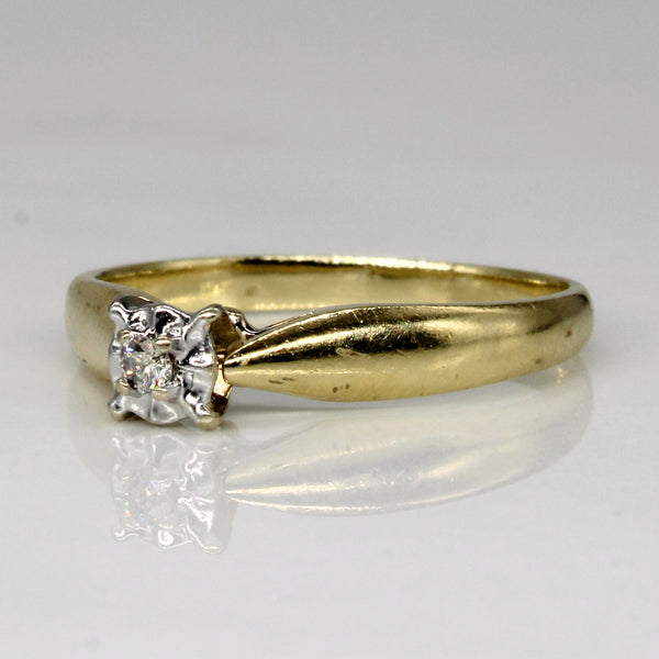Single Stone Diamond Ring | 0.03ct | SZ 5.75 |