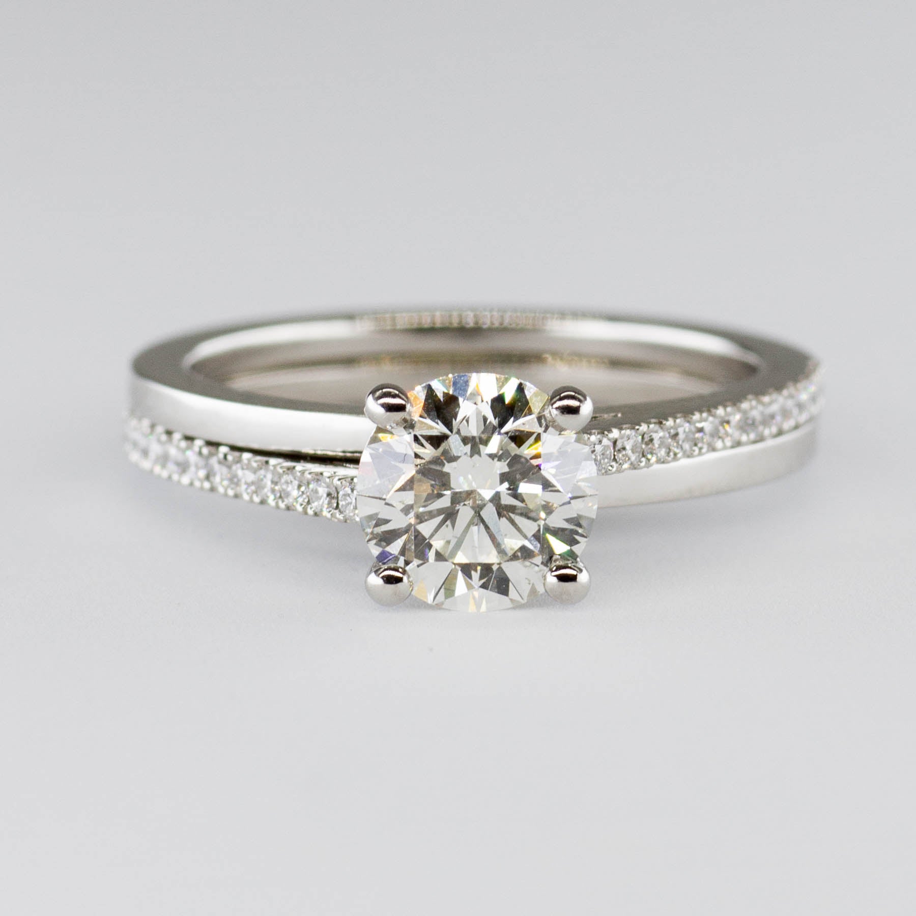 De Beers' The Promise Platinum Engagement Ring | 1.14ctw | SZ 4.75 |