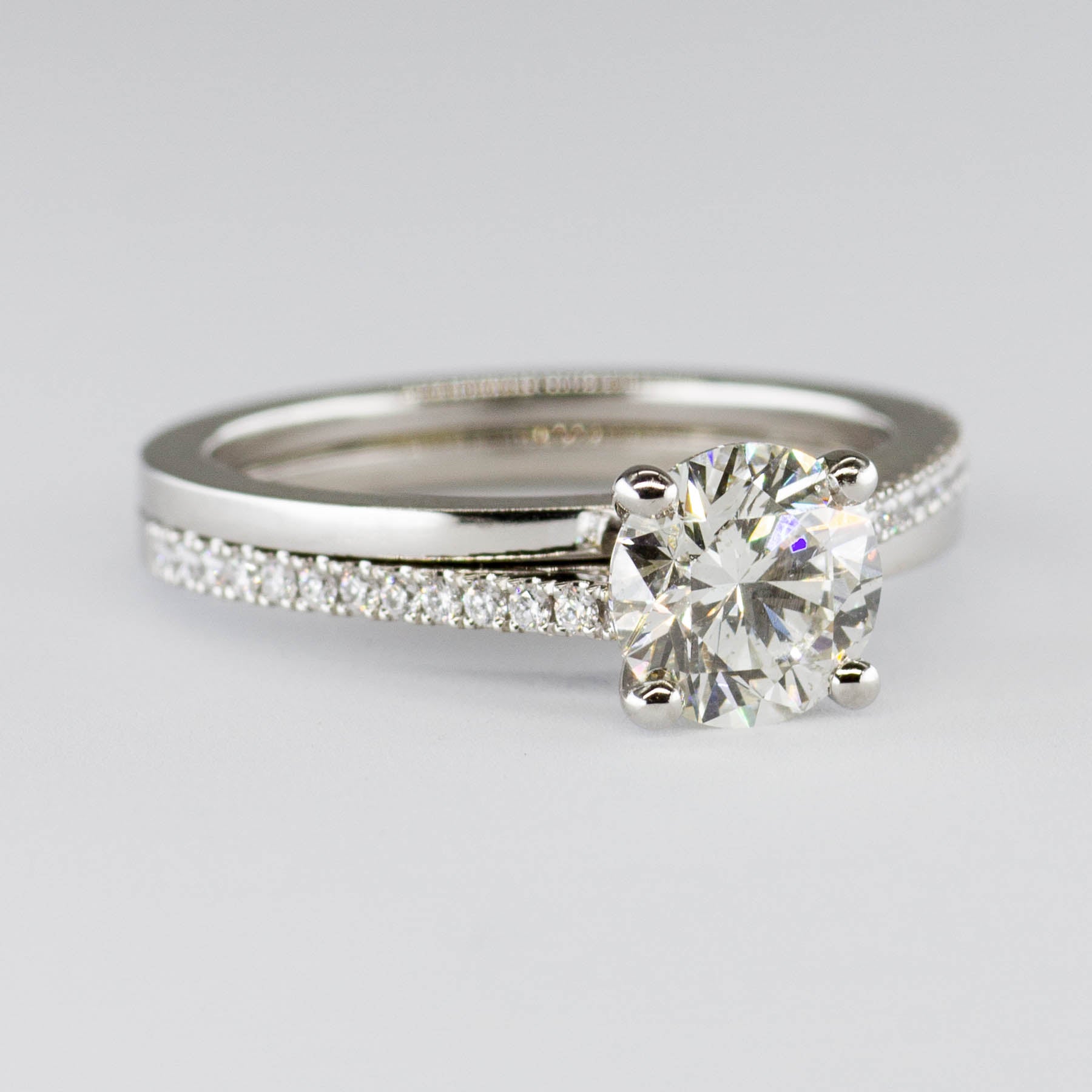 De Beers' The Promise Platinum Engagement Ring | 1.14ctw | SZ 4.75 |