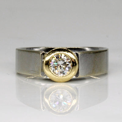 Flush Set Diamond Ring | 0.40ct | SZ 6.75 |