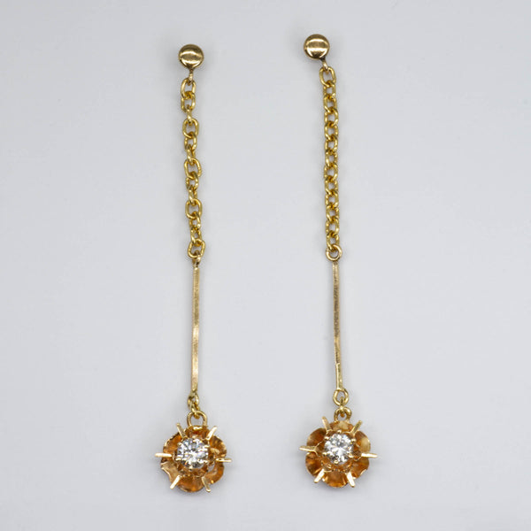 Diamond Drop 14k Earrings | 0.48ctw |