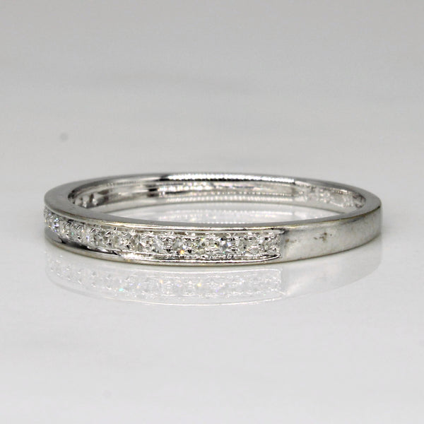 Semi Eternity Diamond Ring | 0.19ctw | SZ 6.25 |