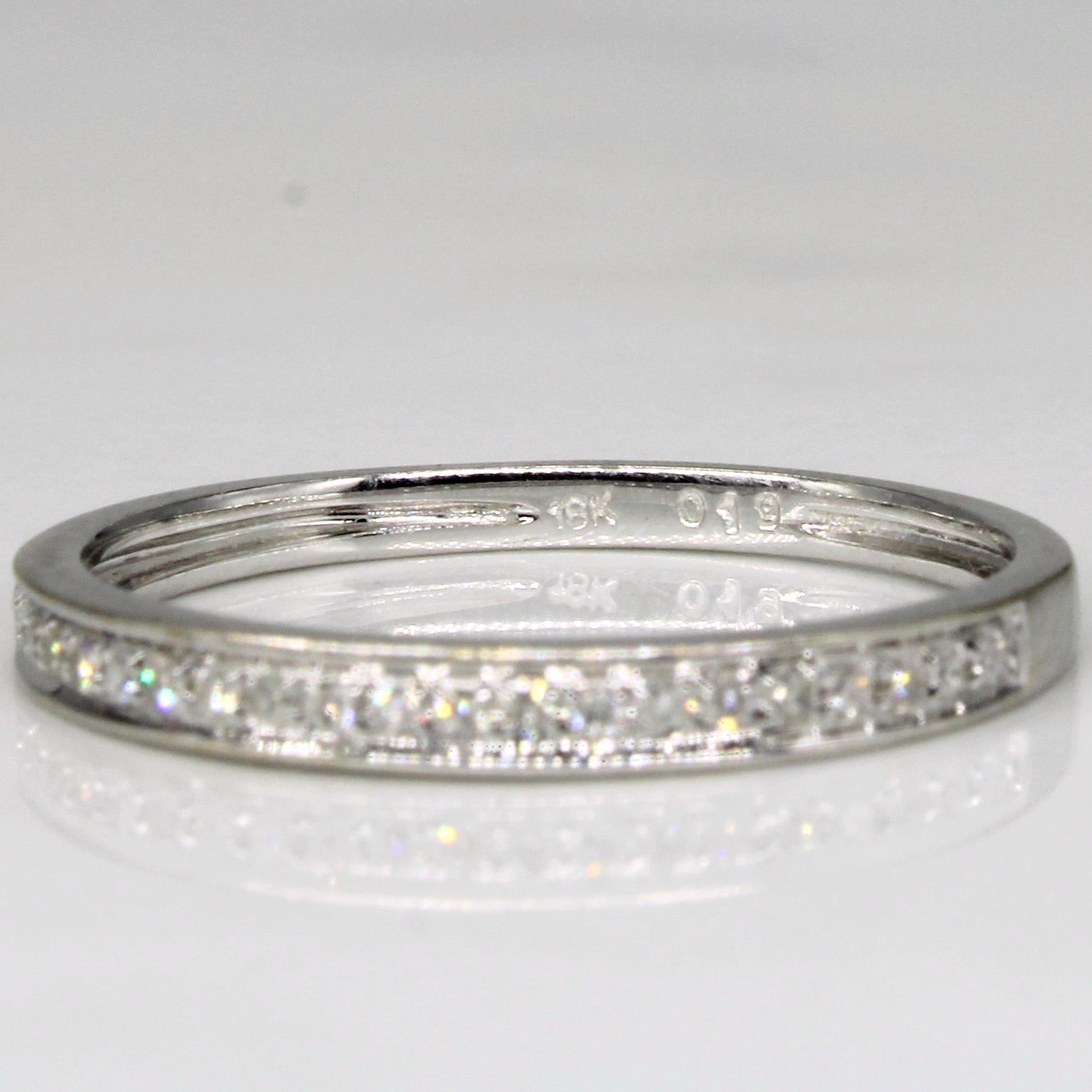 Semi Eternity Diamond Ring | 0.19ctw | SZ 6.25 |