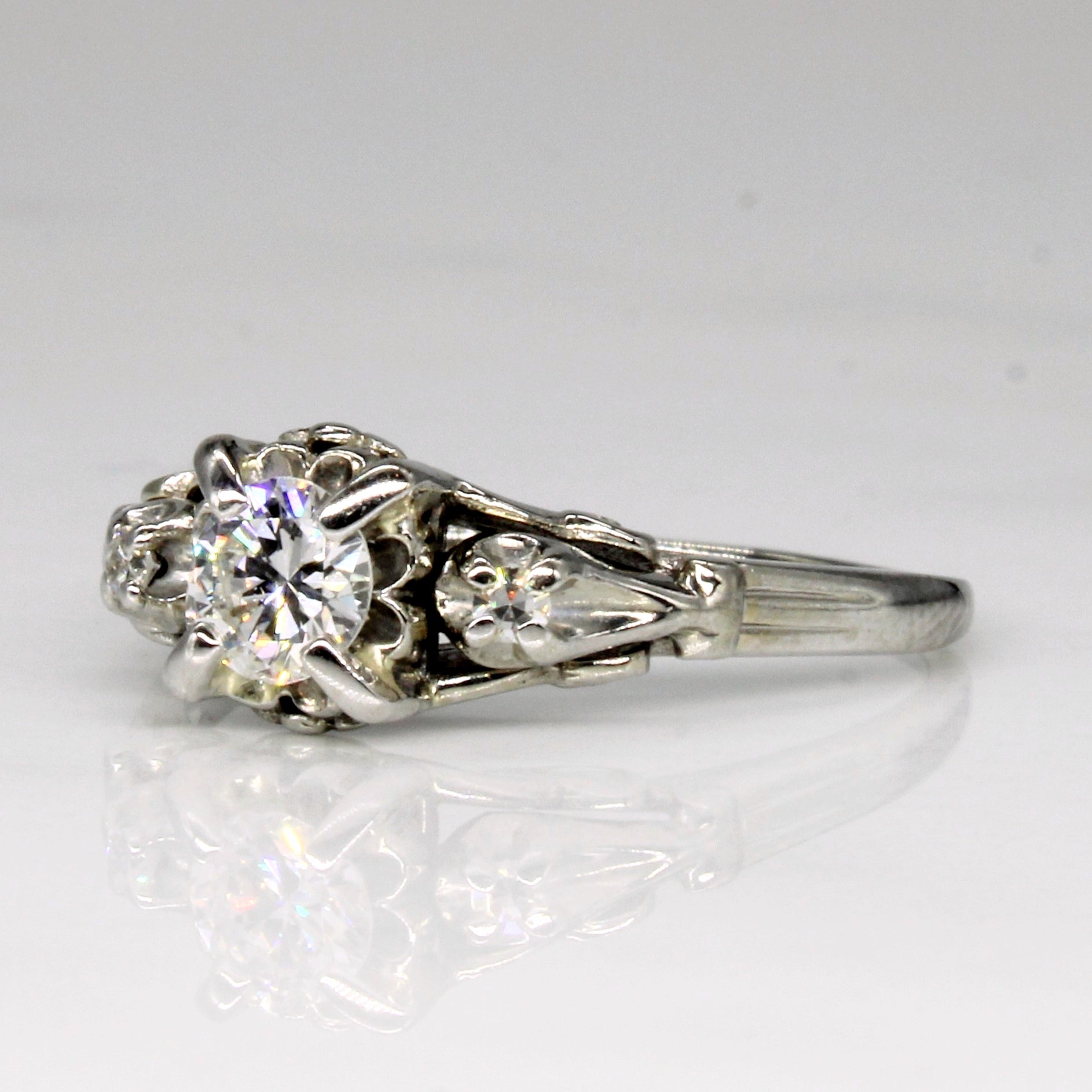 Diamond Three Stone Ring | 0.40ctw | SZ 7.5 |
