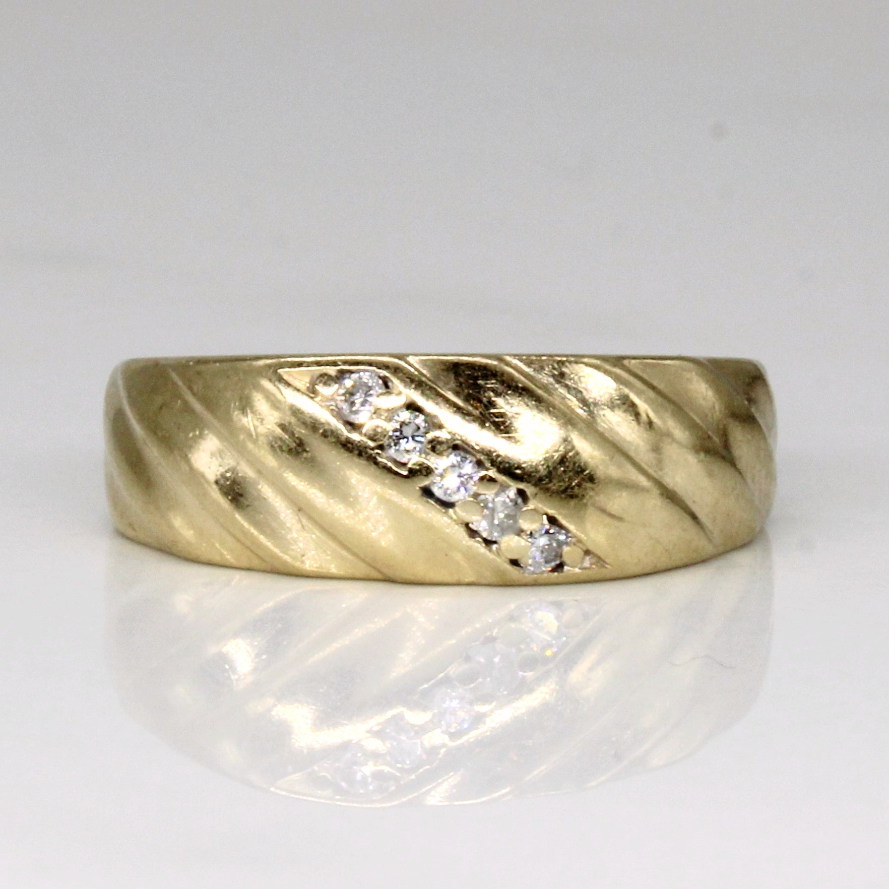 Diamond Waterfall Ring | 0.05ctw | SZ 5.75 |