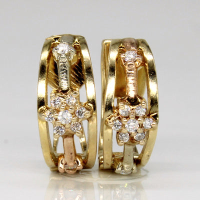 Diamond Hoop Earrings | 0.12ctw |