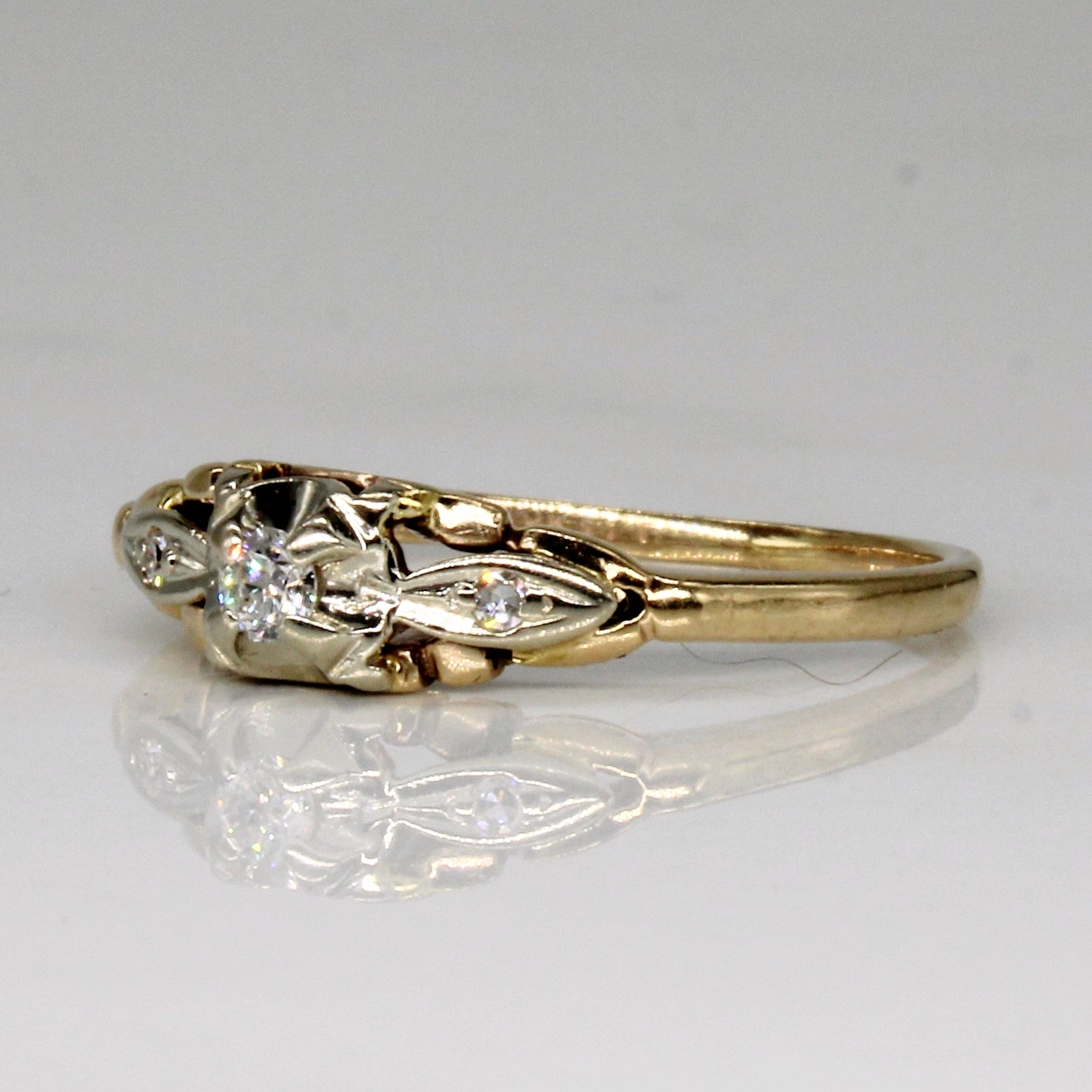 Bague en diamant Birks | 0,08 ct | Taille 6,25 | 