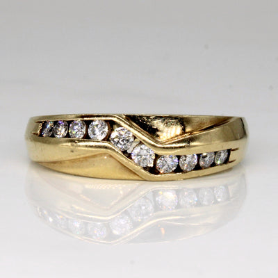 Channel Set Diamond Ring | 0.32ctw | SZ 9.5 |