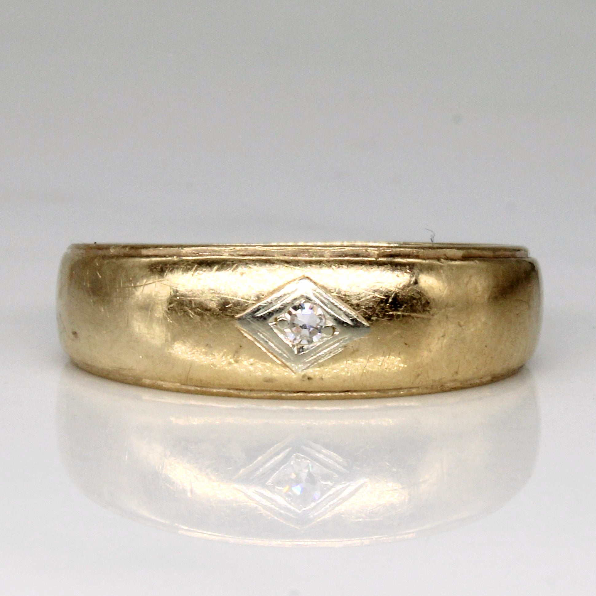 Illusion Set Solitaire Diamond Ring | 0.03ct | SZ 9.75 |