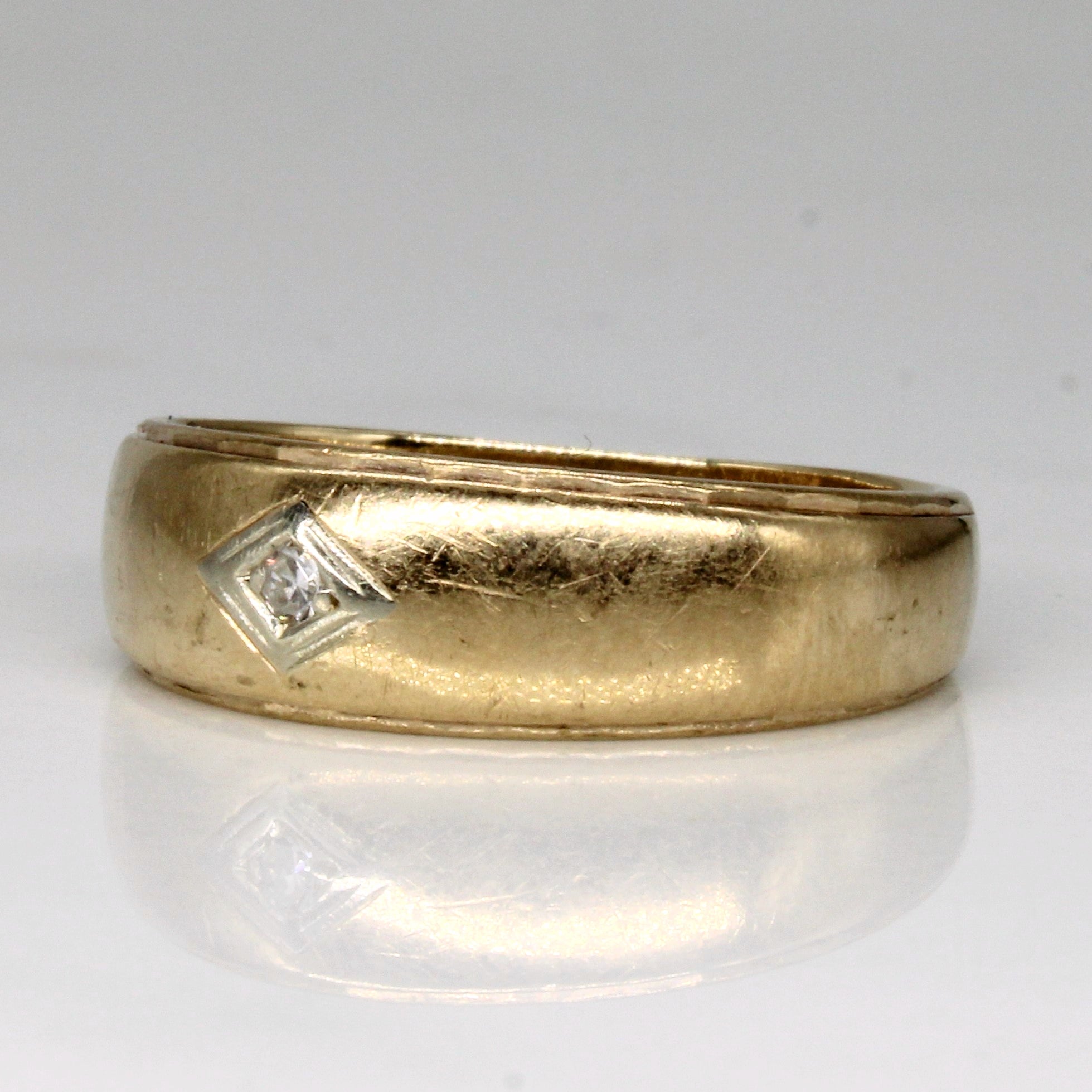 Illusion Set Solitaire Diamond Ring | 0.03ct | SZ 9.75 |