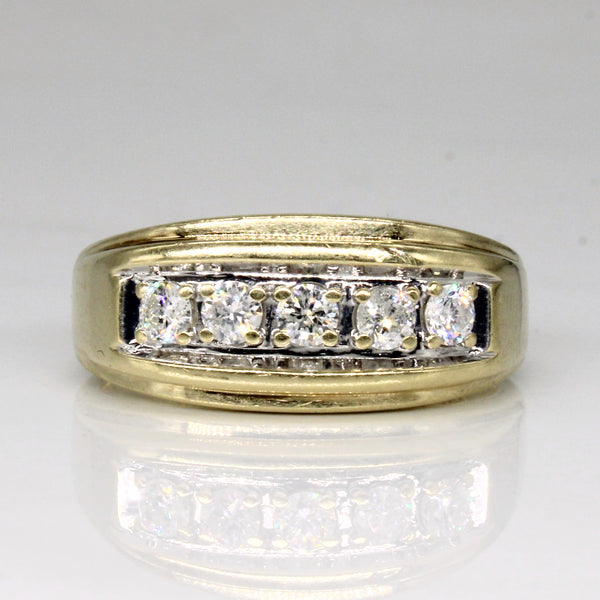 Five Stone Diamond Ring | 0.50ctw | SZ 10 |