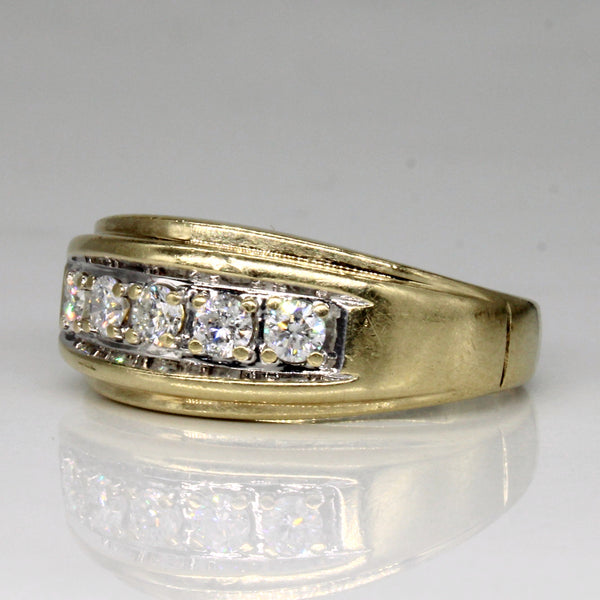 Five Stone Diamond Ring | 0.50ctw | SZ 10 |