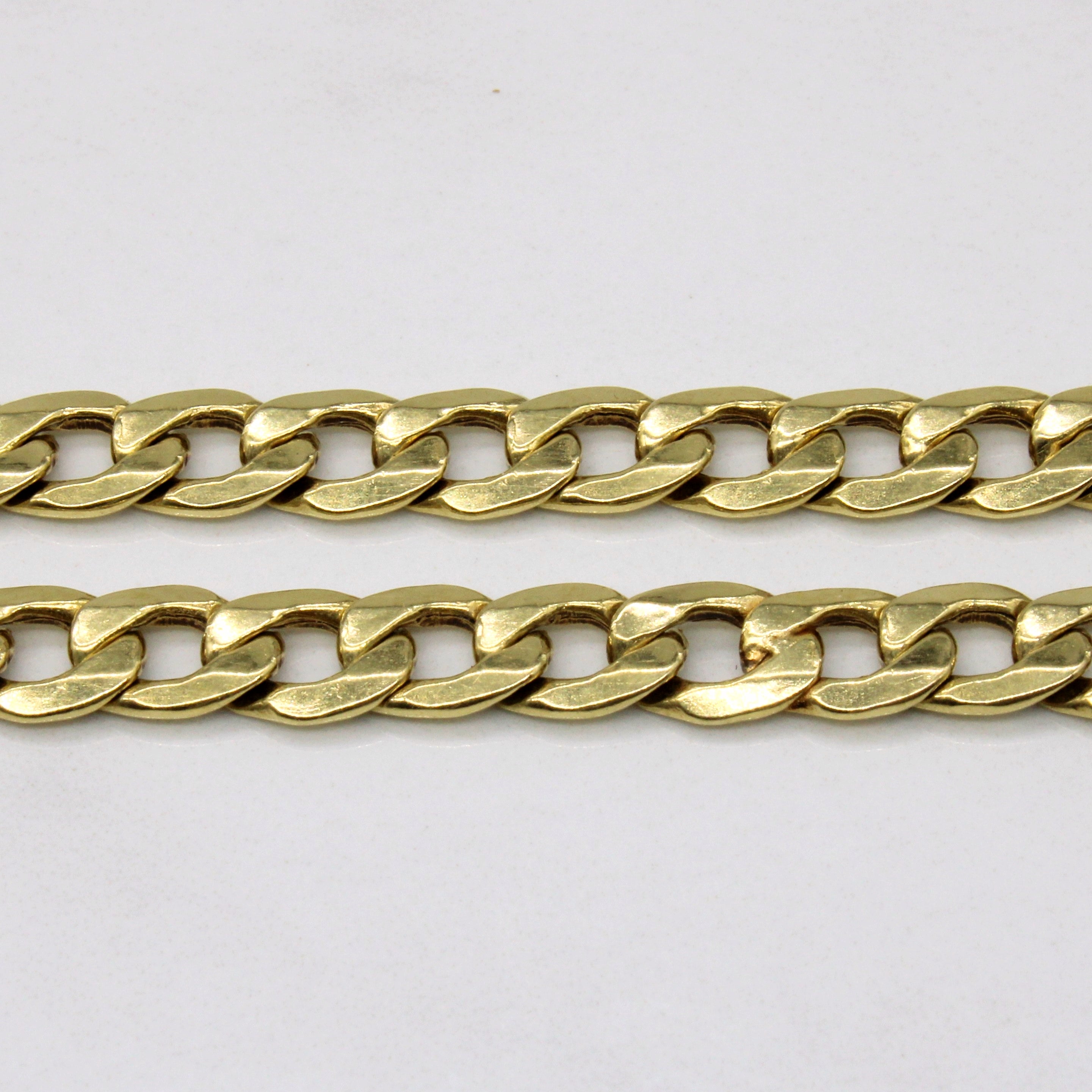 18k Yellow Gold Curb Link Chain | 20" |