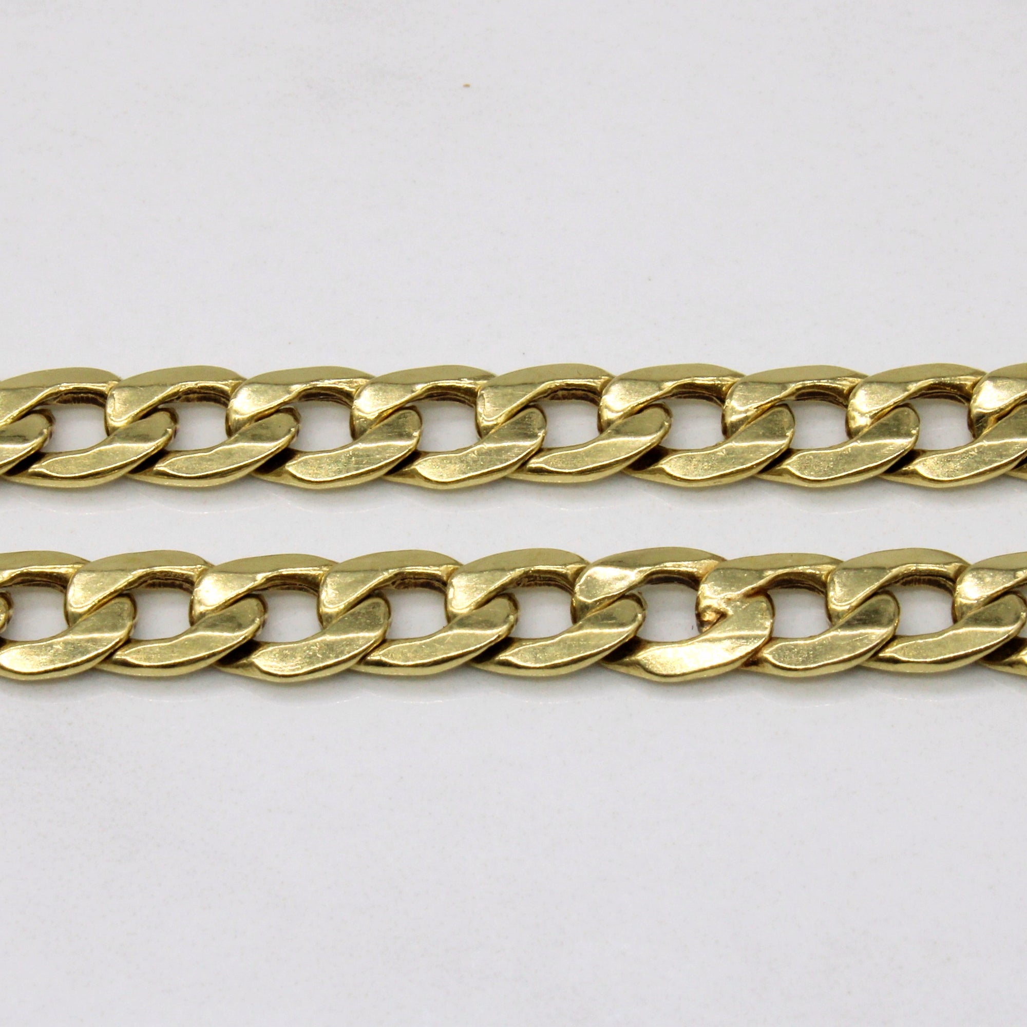 18k Yellow Gold Curb Link Chain | 20