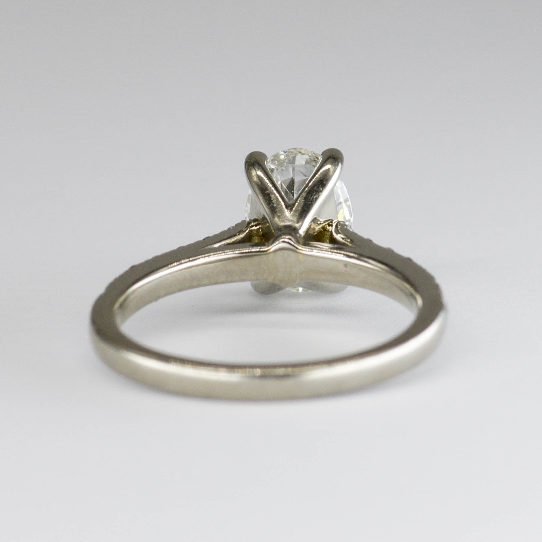 Oval Diamond Engagement Ring Set | 1.46ctw | SZ 4.5 |