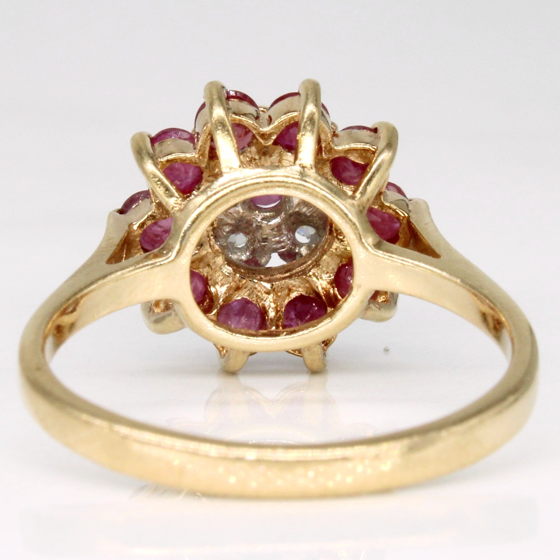 Ruby & Diamond Cocktail Ring | 0.75ctw, 0.03ctw | SZ 6.25 |