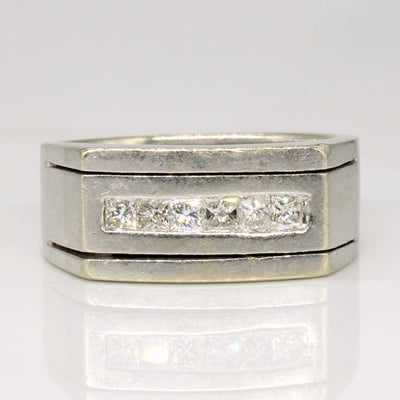 Channel Set Diamond Ring | 0.36ctw | SZ 7.5 |